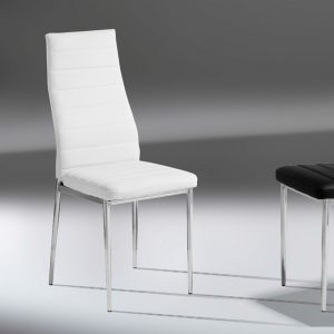 Juego Sillas de cuatro unidades con respaldo ondulad