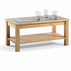 Mesa de centro elevable en Madera de pino