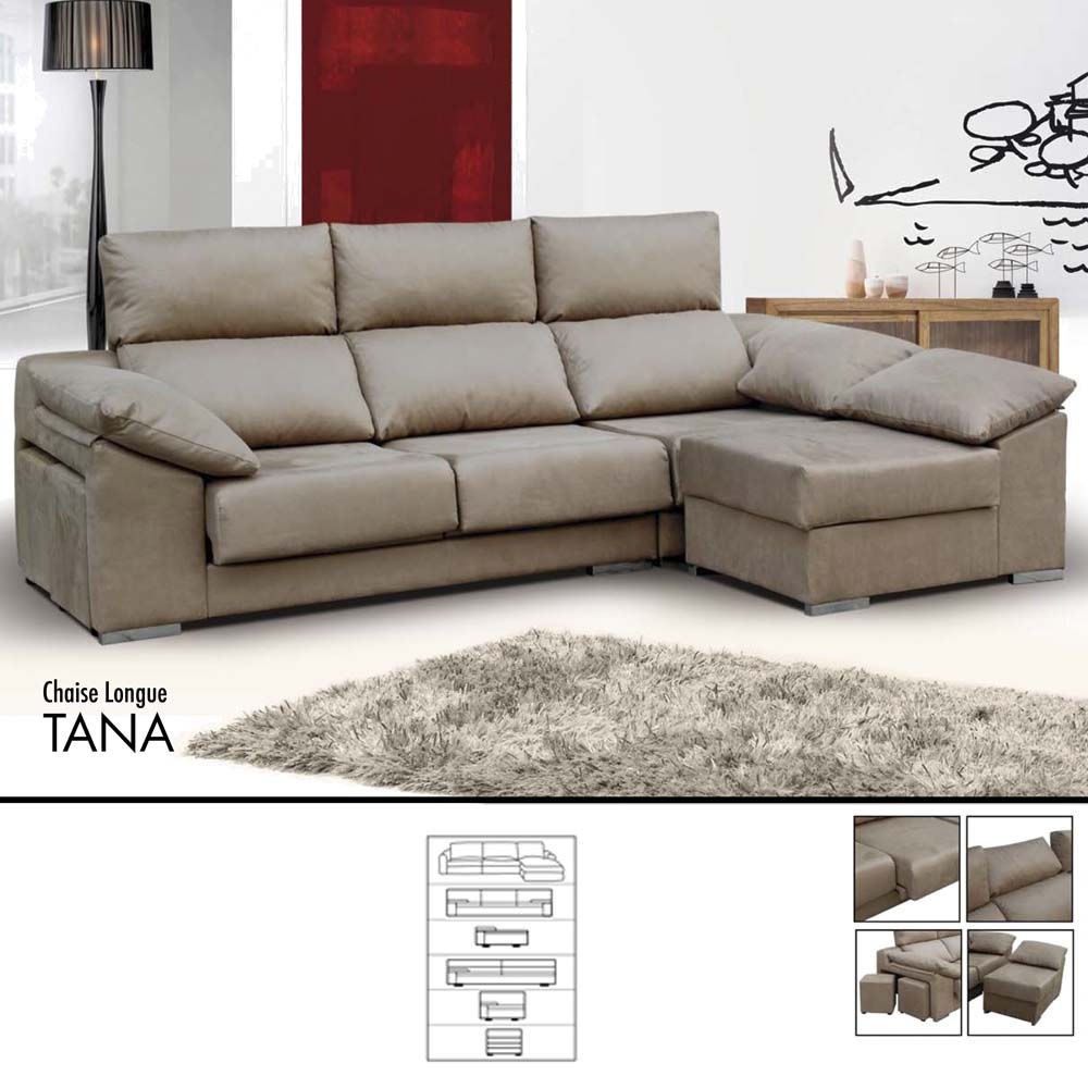 Chaise Longue Tana - Ahorra Mobel