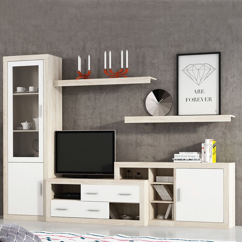 Mueble de salón moderno blanco - Tus diseños - Ahorra Mobel