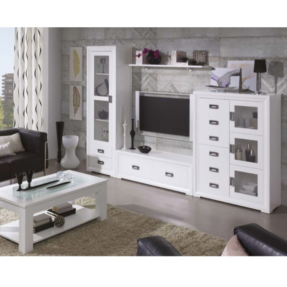 muebles de salón blancos