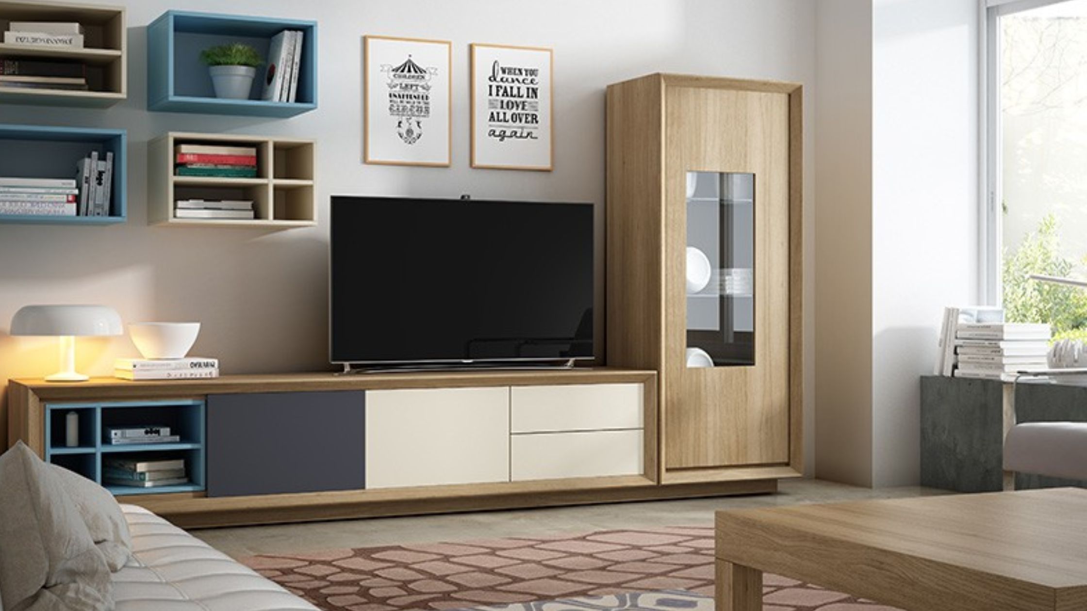 Muebles para hacer tu salón más amplio