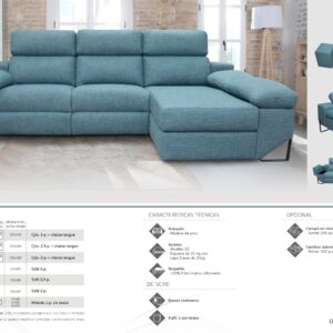 Ahorramobel sofá SUIZA motorizado